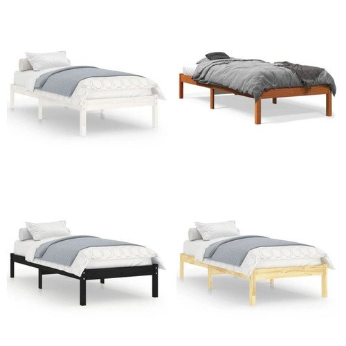 2ft6 small single wooden bed - single,