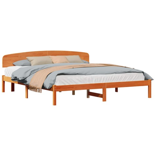 Bed frame with - frame, headboard