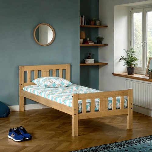 Rio solid pine wooden bed - pine,