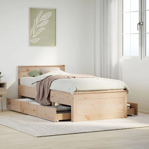 Rustic wooden single size - wooden,