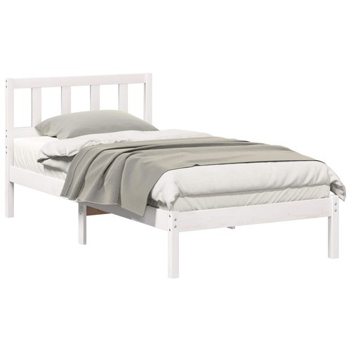 Bed frame with - bed, solid