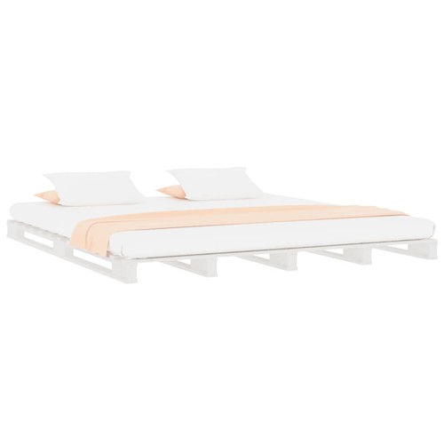 Solid wood pine bed frame - wood,