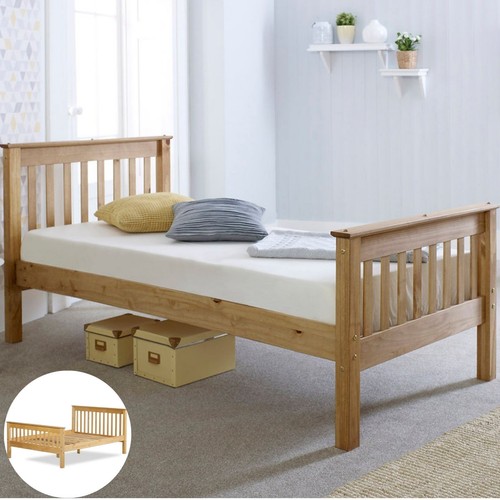 Somerset waxed pine single bed - single,