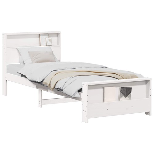 Bed frame with headboard solid - with,