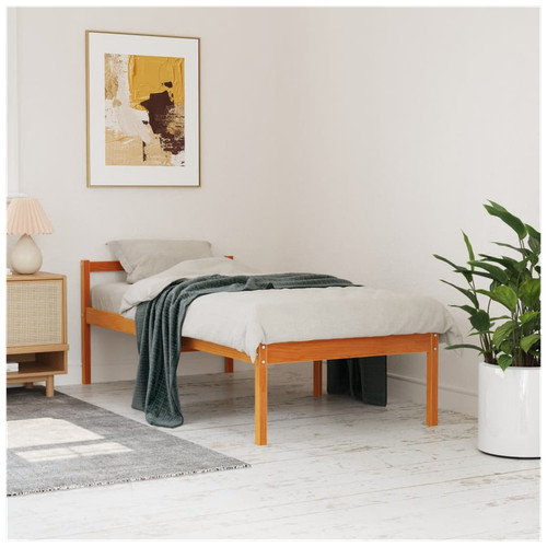Bed frame solid pine - bed,