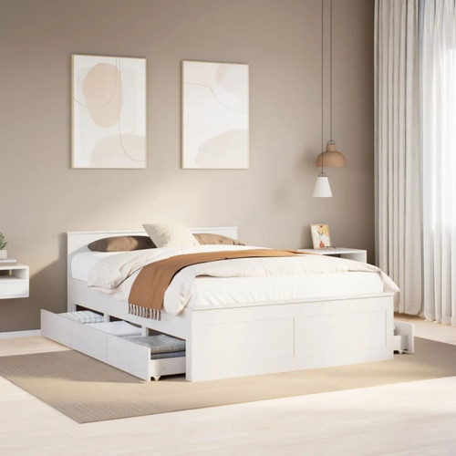 Rustic wooden king size 150cm - rustic,