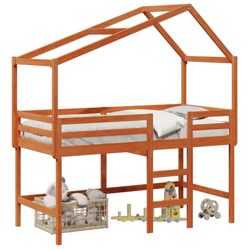 Loft bed frame - bed, wood