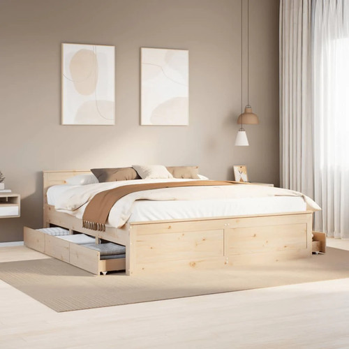 Rustic wooden super king - super, size